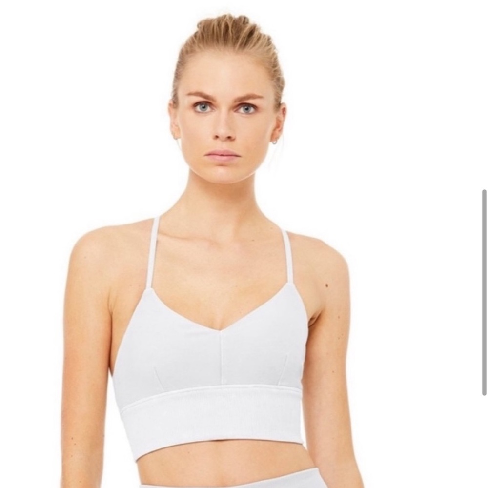 Alo Lavish Bra - sueded chalk
